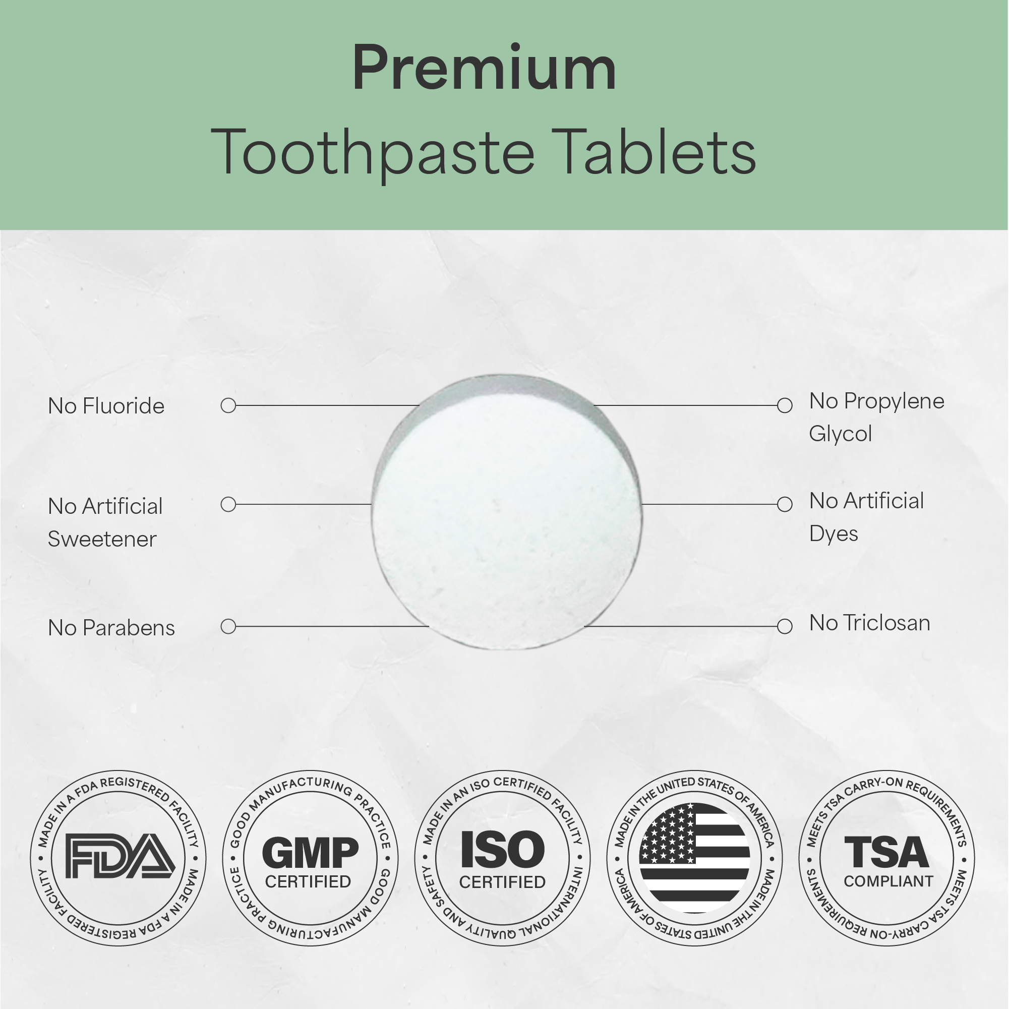 Tabi Premium Toothpaste Tablets